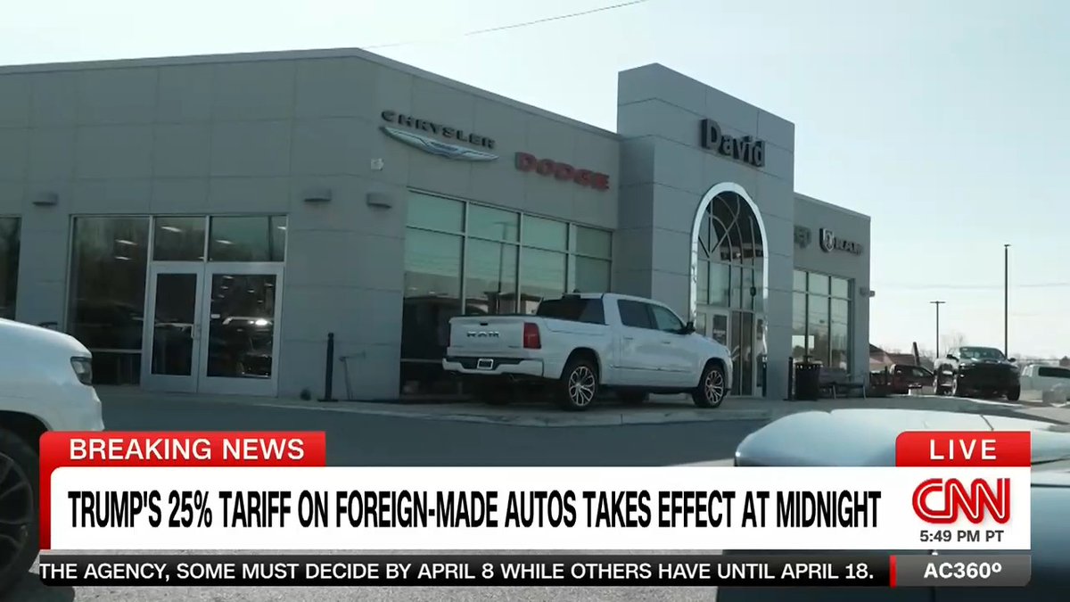 President Trump's auto tariffs have taken effect. Danny Freeman looks at what that could do to sticker prices.