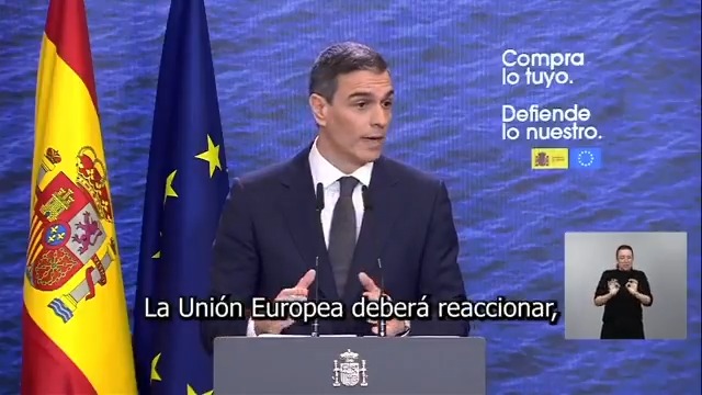 Los aranceles anunciados por el presidente Trump no son 'recรญprocos'. Nadie se beneficiarรก de esto. Por eso le pedimos una vez mรกs que recapacite. La mano estรก tendida. Pero no nos quedaremos de brazos cruzados, la UE reaccionarรก con proporcionalidad, unidad y fortaleza.