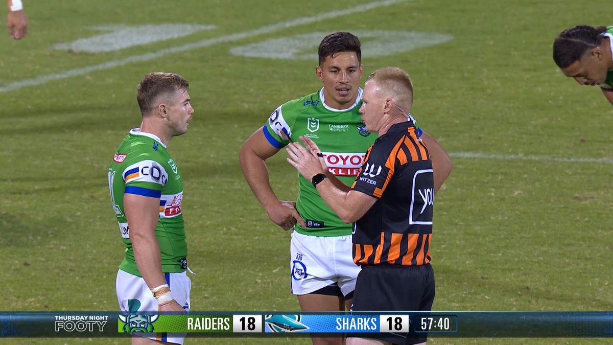 Watch all the highlights from Raiders v Sharks in Round 5 of the NRL Premiership.