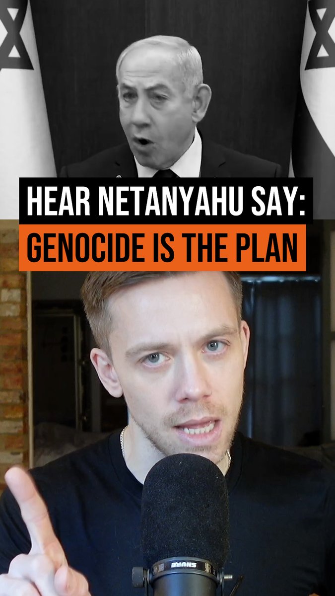 Benjamin Netanyahu is bragging about Israel's genocidal intent. And as ever, the Western media just ignores it.