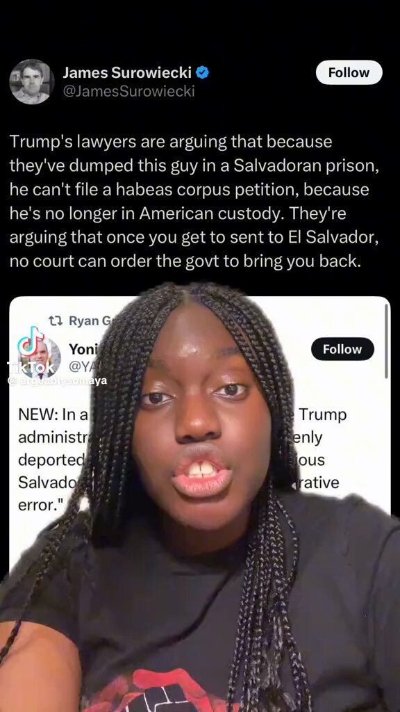 Trump’s racism knows no bounds. The deportation of a man incorrectly to El Salvador is not reversible…