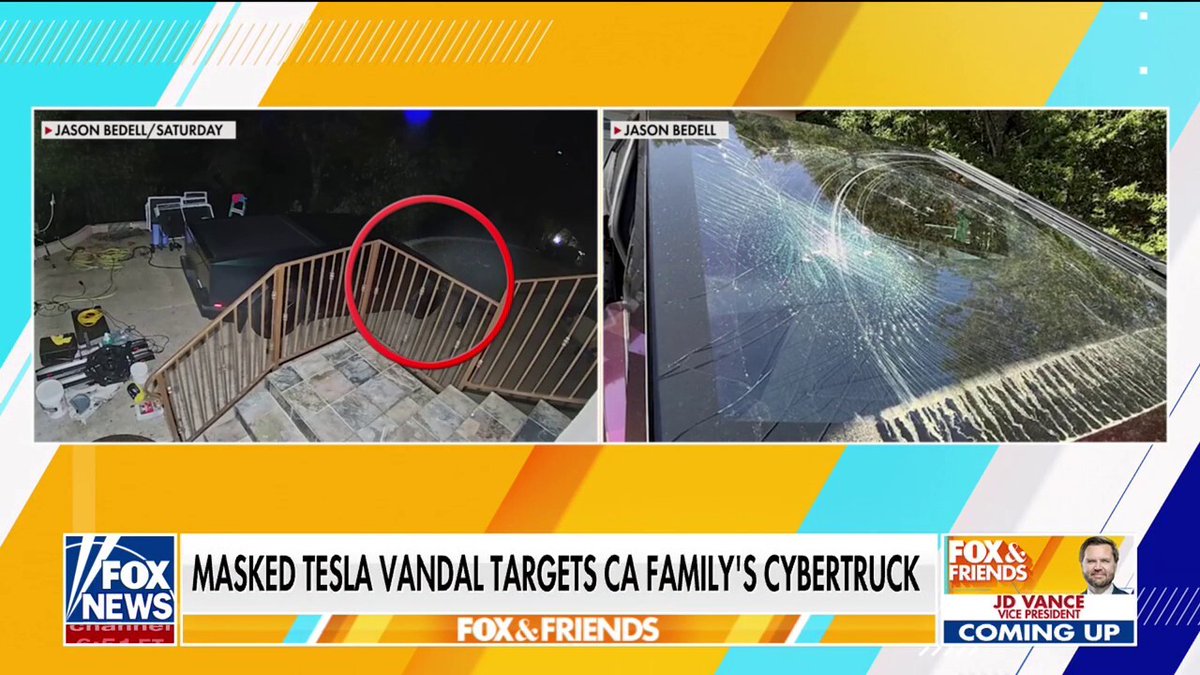 Tesla owner Jason Bedell joins FOX & Friends to discuss offering a reward for more information on the person who targeted his car in a vandalism attack.