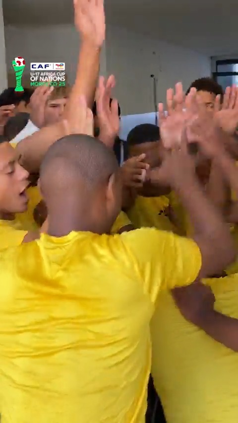 🇿🇦 Your favorite Amajimbos’ rituals before kick-off! 🕺 #TotalEnergiesAFCONU17 | #CMRRSA
