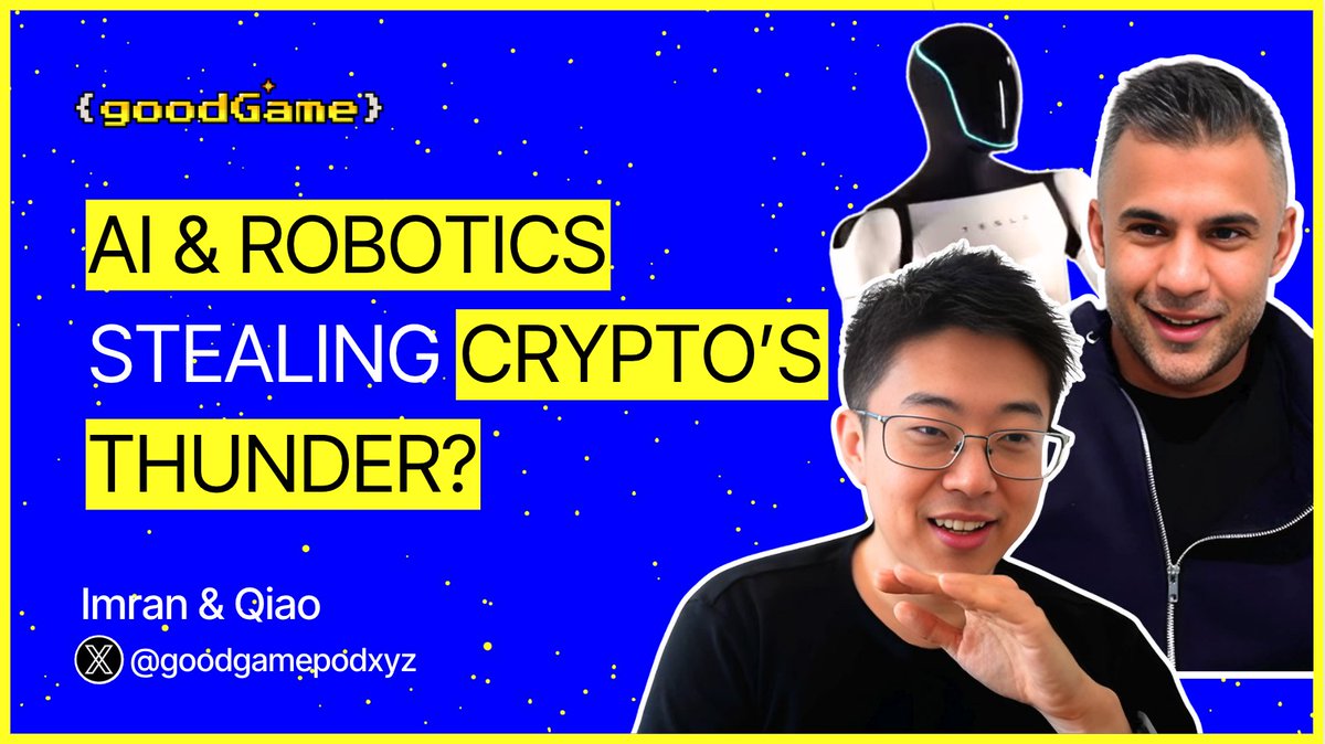 NEW POD | EP 73 AI & Robotics Stealing Crypto's Thunder? Timestamps: 0:47 The Only Narrative in Crypto Right Now 1:41 Competitive Landscape in Crypto 4:50 Robinhood's Future Plans 11:42 Future of Crypto Innovation 12:00 Noise ( 13:15 Circle IPO 16:51 USDC vs USDT 18:00 Predictions for Circle's Future 18:49 Circle & CCTP 20:07 Kraken Acquiring NinjaTrader 21:19 Where Are We in The Market? 25:55 China, US and Global Markets 32:13 Manus vs. Gemini 34:12 Sesame AI 35:07 Will Google Have The Best AI? 37:51 AI Investment and Valuation 39:35 AI Coding 43:54 AI in Startup Development and Innovation 44:15 46:24 Niche Apps and Micro Unicorns 49:01 Young Founders & Education 50:15 "Google/Harvard doesn't give you status" - Nikita Bier 52:04 Alpha School - AI-Powered Private School 55:19 AI Doctors 1:00:39 AI Replacing Jr. Jobs 1:02:19 Parenting and Teaching Agency 1:05:46 Tailoring Education to Children's Interests Link ↓