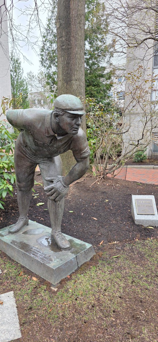 Hidden in the heart of Northeastern University's campus, Boston's World Series Way features a Cy Young statue and home plate plaque marking the exact spot where the pitcher's mound stood during the first-ever World Series—baseball history surrounded by college life. ❤️