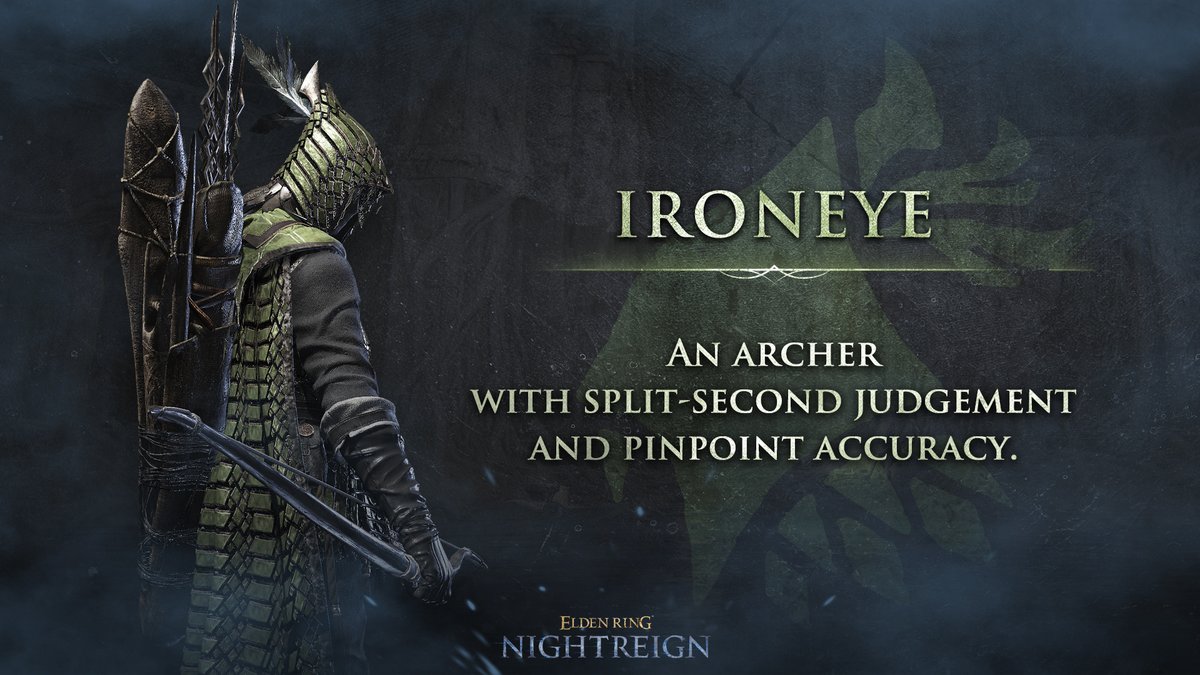 Thread swiftly and hunt those who stand in your path. Each arrow, a whisper of fate against what lurks beyond the veil. Pre-order #ELDENRING #NIGHTREIGN: