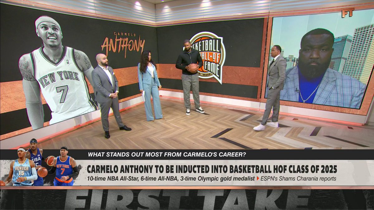 Stephen A. Smith said it was supposed to be Carmelo Anthony instead of Chris Bosh in Miami’s Big 3, and he believes they would have three-peated and beaten Dallas in the 2011 Finals 👀 (🎥 First Take )