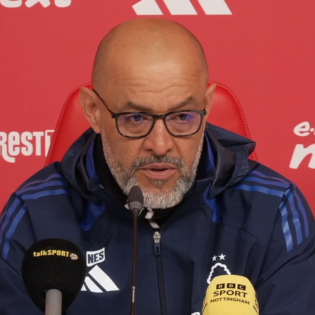 🗣️ "He's going to be out, we're going to miss him" Nottingham Forest boss Nuno Espirito Santo says Ola Aina will be out for a "while" with a calf injury. Chris Wood will be assessed and Callum Hudson-Odoi is fit to return for Saturday's game against Aston Villa 🌳