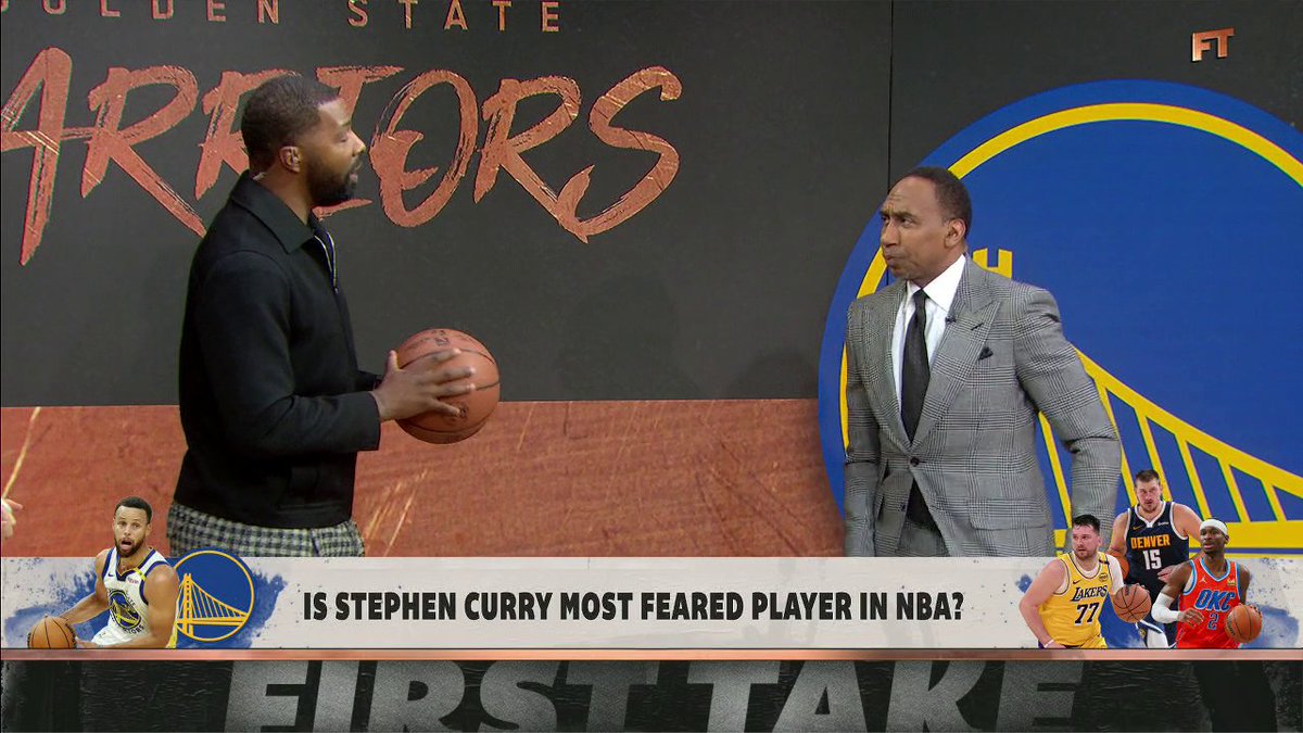 Marcus Morris Sr. picks Kawhi Leonard over Steph Curry as the most feared player in the NBA 👀 Stephen A Smith wasn't having it 😯