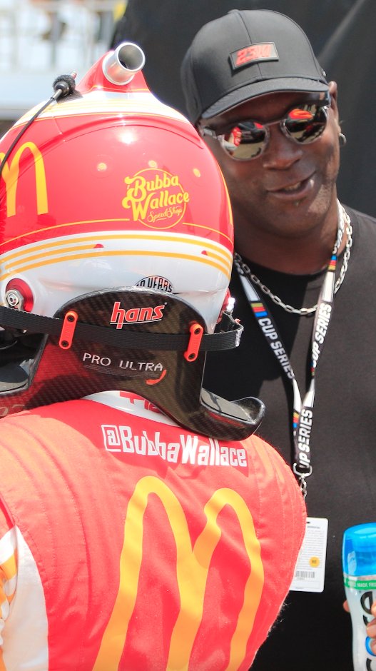 “He’s always the glass half full.” Bubba Wallace on Michael Jordan’s leadership style.