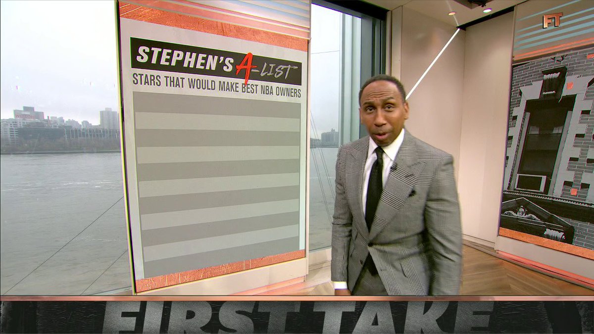 Who’s up next for ownership? 🤔 Stephen A Smith breaks down the top five stars who would make the best NBA franchise owners ✍️