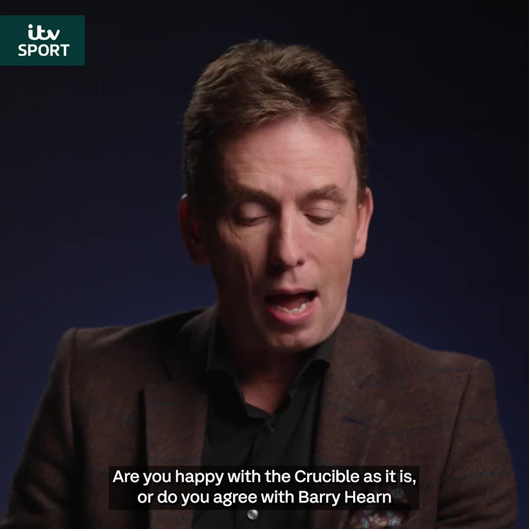 "If it doesn't make as much money for Barry Hearn, so be it" 👀 Does the World Snooker Championship need a bigger venue than the Crucible? Ken Doherty gives his opinion 🔊 #ITVSnooker | Ken Doherty Official