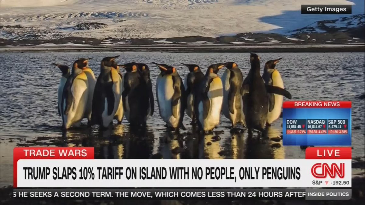 CNN: A remote island near Antarctica that is home to mainly penguins, no humans, is now subject to a 10% tariff. This is not a joke