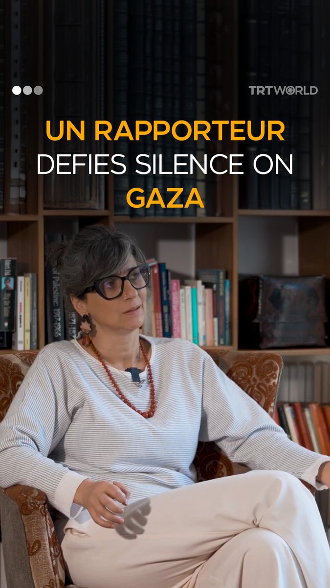 “You cannot stay silent in the face of genocide” Despite pro-Israel groups’ efforts to oust her, Francesca Albanese, UN special rapporteur, remains steadfast in advocating for Palestinians in Gaza ⏯️ Watch the full video: