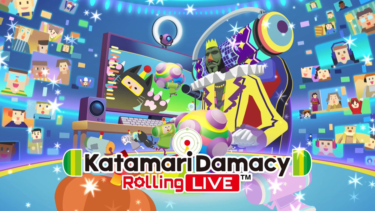【🎊Launch Announcement🎊】 "Katamari Damacy Rolling LIVE" is available on Apple Arcade starting today! We've released a promo video that packs in all the charm of the game! Give it a try! Find the store page here: #Katamari