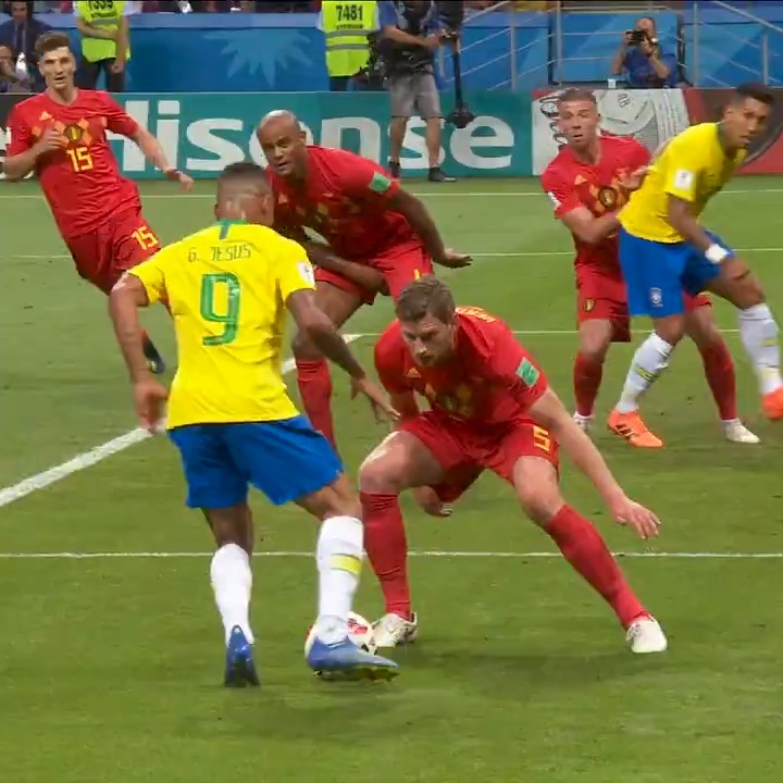 لا يُمكنك إيقاف جيسوس 💫 #FIFAWorldCup