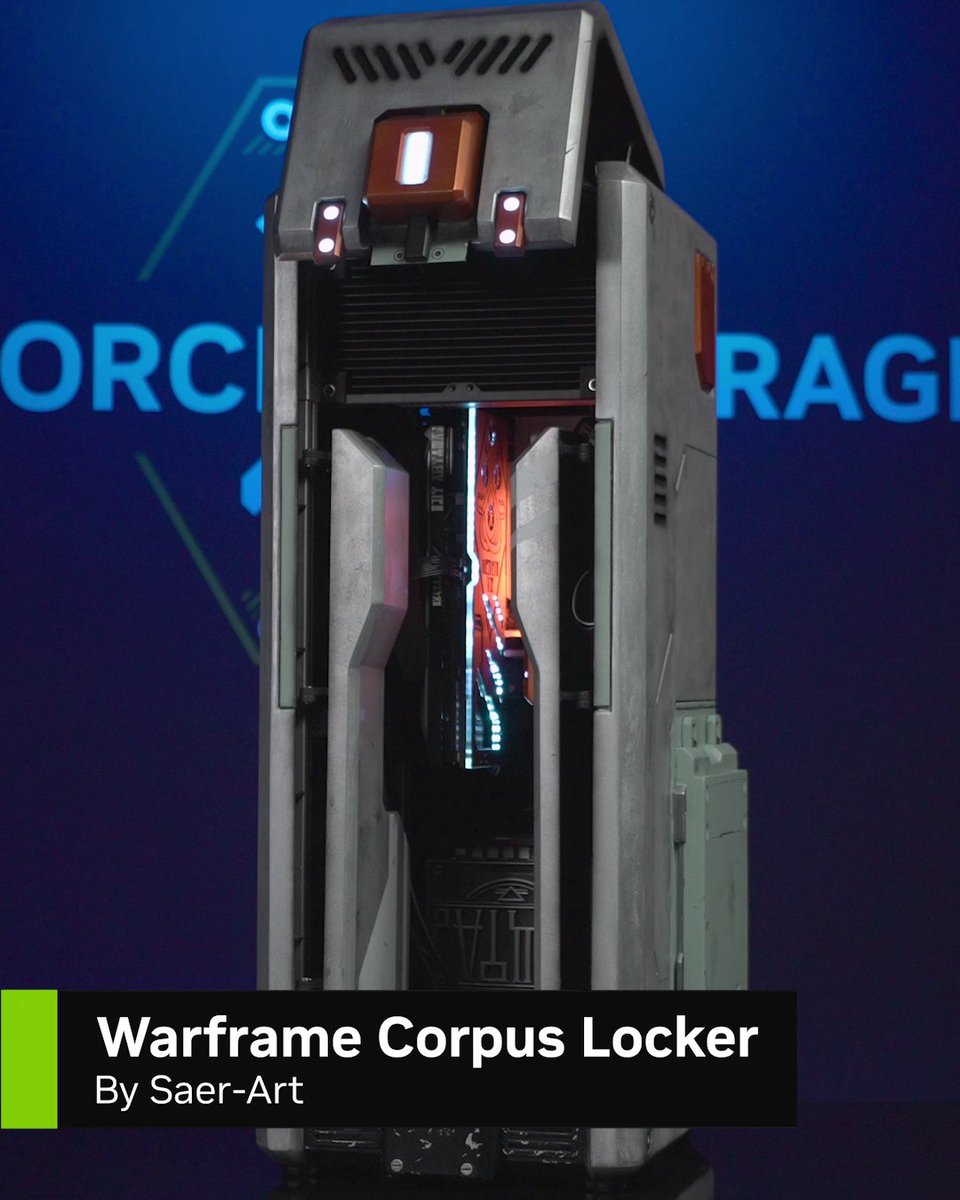 ⚠️ New GeForce Garage Build ⚠️ Check out this amazing scratch build from the PDXLAN's fall '24 mod contest based on a WARFRAME Corpus Locker. 🛠️: @keptet