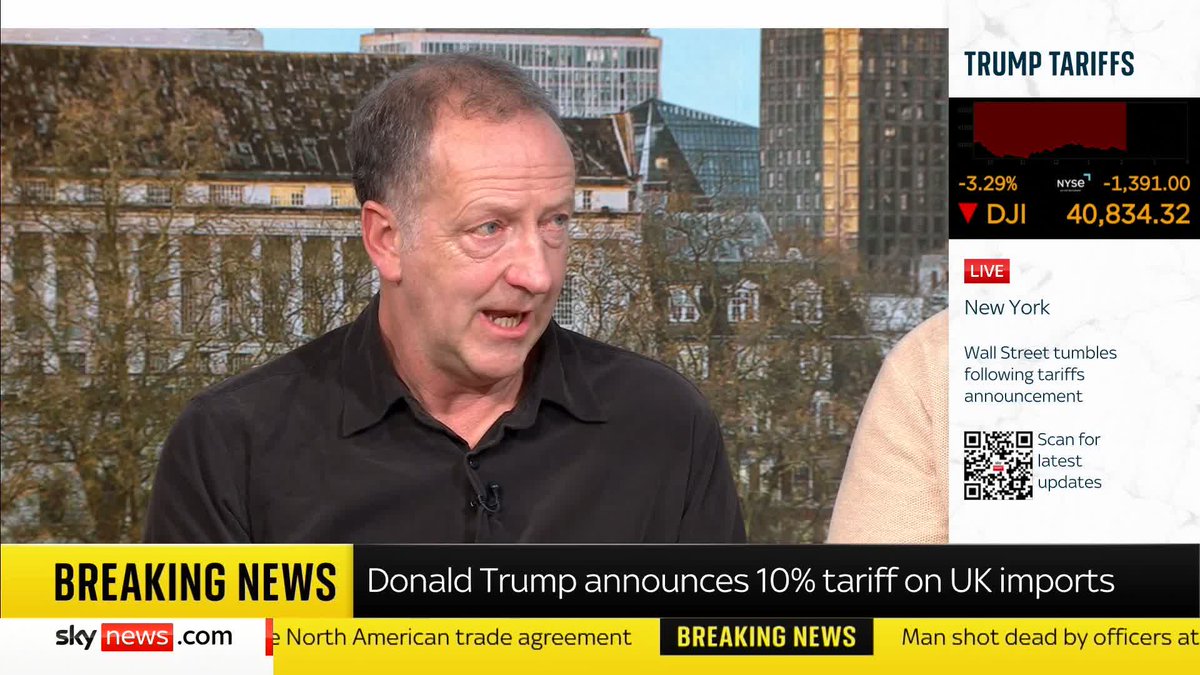 "They're still optimistic that a better deal can be done." Former No 10 speechwriter, Tom Baldwin, says that PM Keir Starmer has "Played Trump as well as he could". Trump tariffs live ➡️