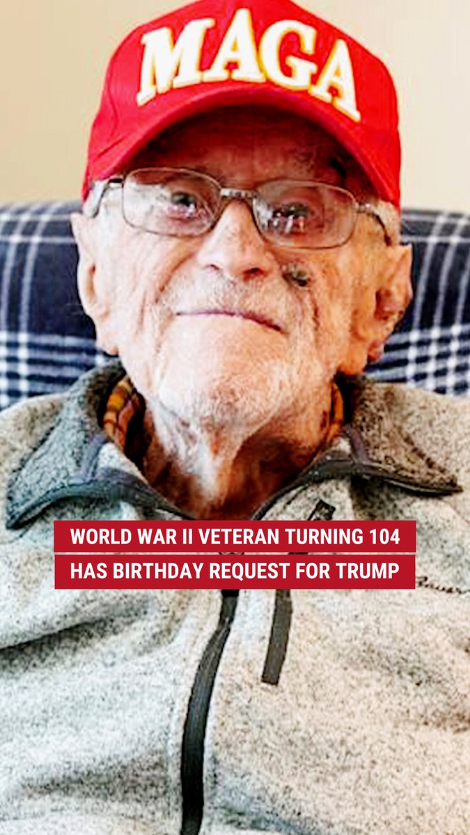"He's my favorite president." World War II hero Denver Moore is about to turn 104 years old. But before he blows out his candles, he has a special birthday request for Donald J. Trump.