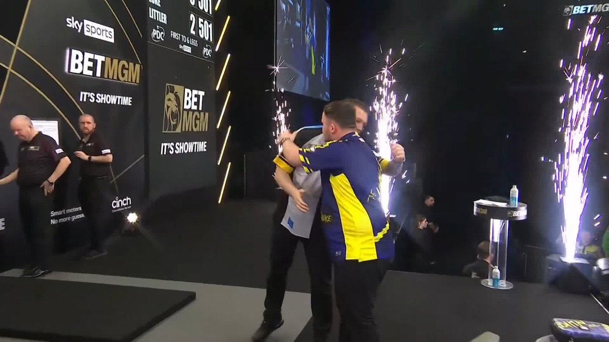 DOBEY KO'S LITTLER! Luke Littler's hunt for a fifth nightly win will have to wait, as Chris Dobey manages to capitalise on missed doubles from the reigning champion and beats the 18-year-old 6-2!