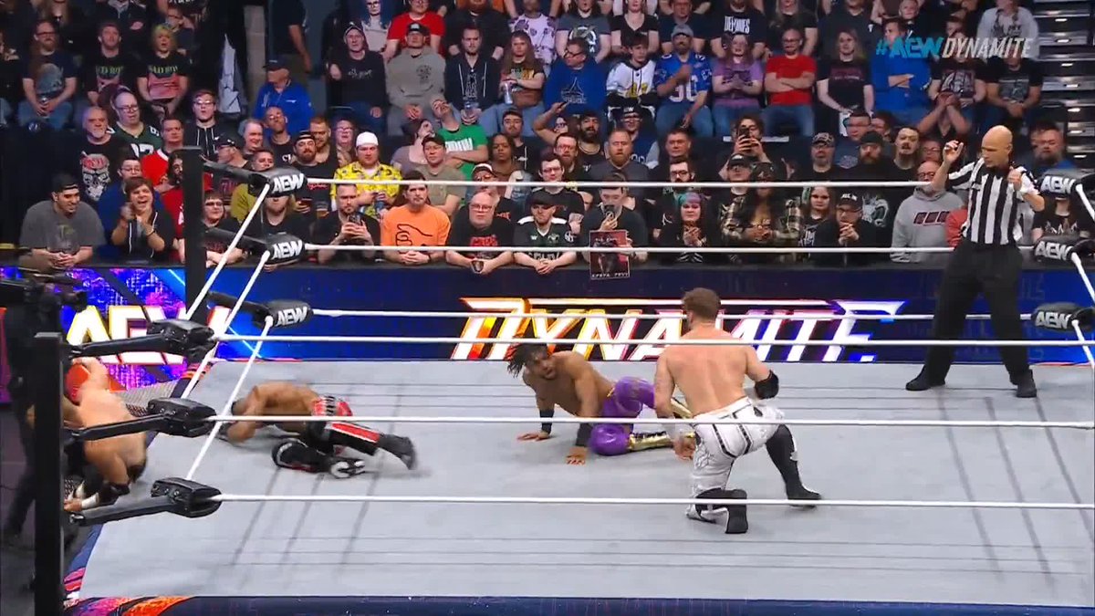 .Will Ospreay • ウィル・オスプレイ teams w/ Kevin Knight ケビン・ナイト vs Blake Christian ブレイク・クリスチャン & BigShottyLee! | 4/2/2025, AEW Dynamite Watch #AEWDynamite on-demand on @SportsOnMax ▶️