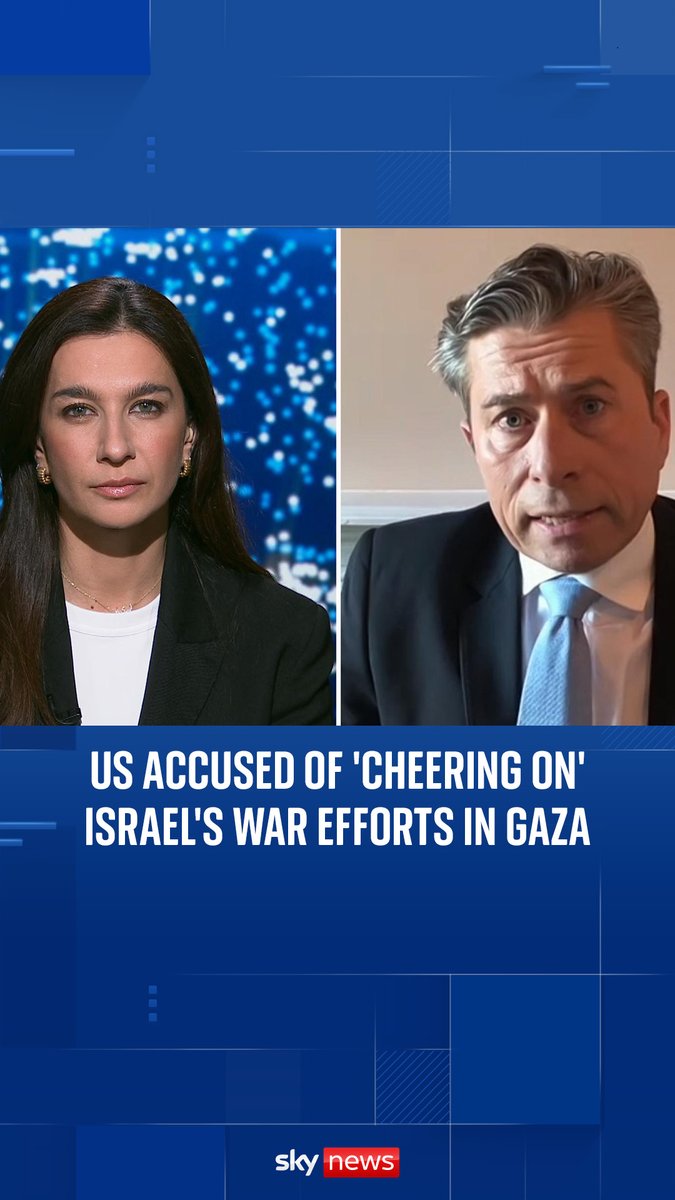 UN humanitarian chief Tom Fletcher tells Yalda Hakim he believes the US has 'made it clear' there is no 'message of restraint' when it comes to Israel's war efforts. ⏰ Watch the full interview on The World at 9pm.