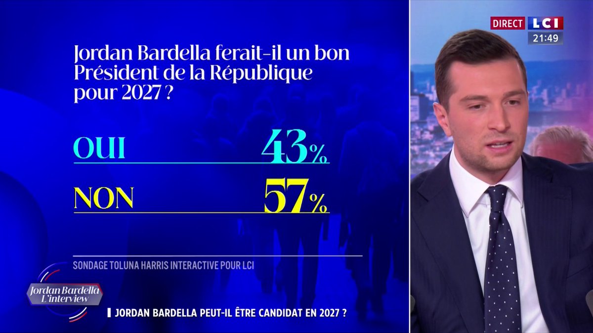 🗣️ "J'ai une dette à l'égard de Marine Le Pen" confie Jordan Bardella ▶️ David Pujadas