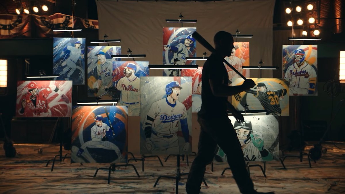 Gm 💀. 90 Sec vid came out absolutely insane. MLB Network Art x Baseball 🚀