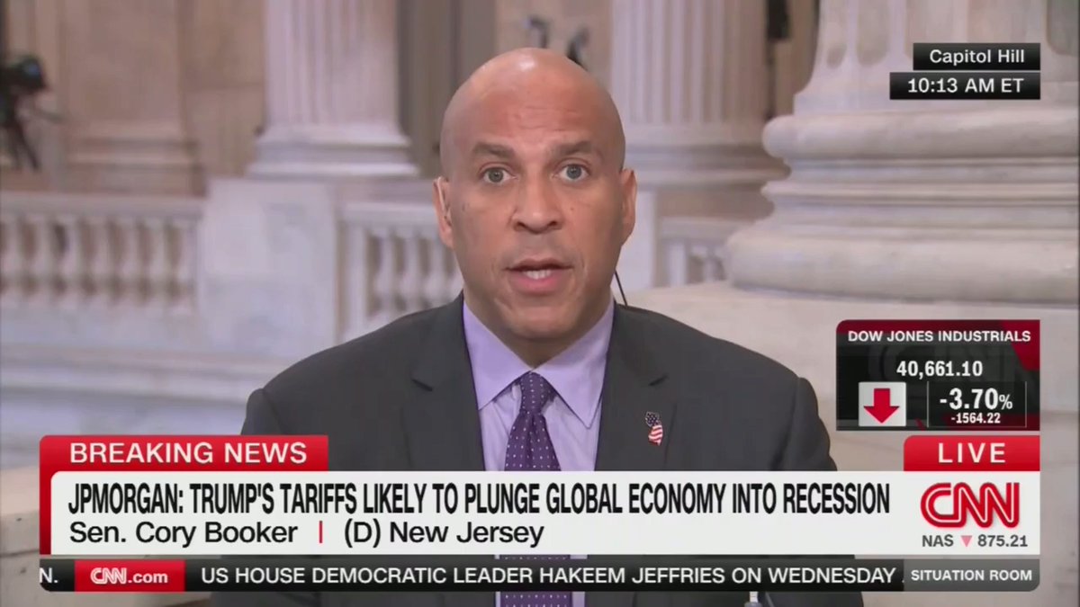 🔥Senator Cory Booker: Let this be the moment that you say: ‘Enough is enough.’ Stand up, speak up, and push this president back from hurting fellow Americans.