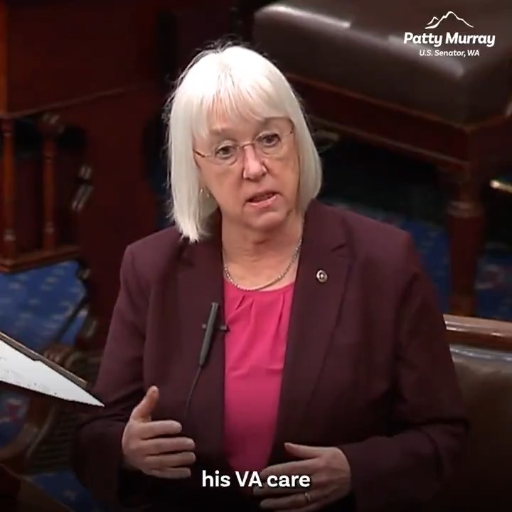 Keeping America's promise to our veterans is personal to me—from my dad's service during WWII, to interning at the Seattle VA during the Vietnam War, to the stories I hear each & every day. By firing over 80,000 VA workers—Trump is breaking that promise.