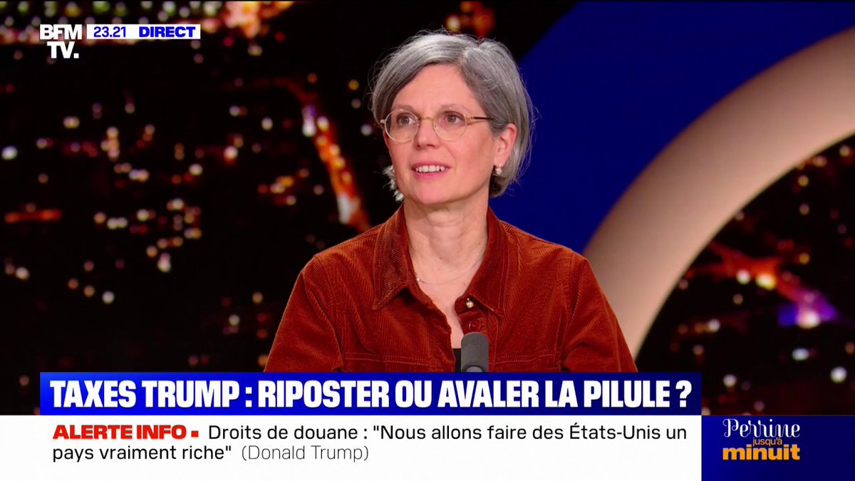 Droits de douane américains: "Ça va être affreux pour le peuple américain", affirme Sandrine Rousseau (Écologiste et Social)