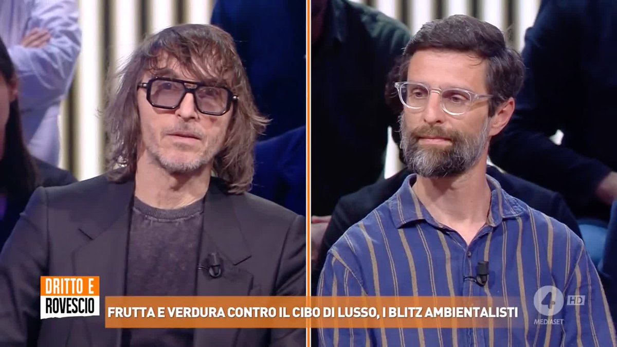 La battaglia del "giusto prezzo" di Ultima Generazione, Giuseppe Cruciani: "La trovo ridicola perchè la battaglia contro il lusso, è la battaglia contro il lavoro? Cosa ne pensate? #DrittoeRovescio in diretta su #Rete4 e in streaming su Mediaset Infinity