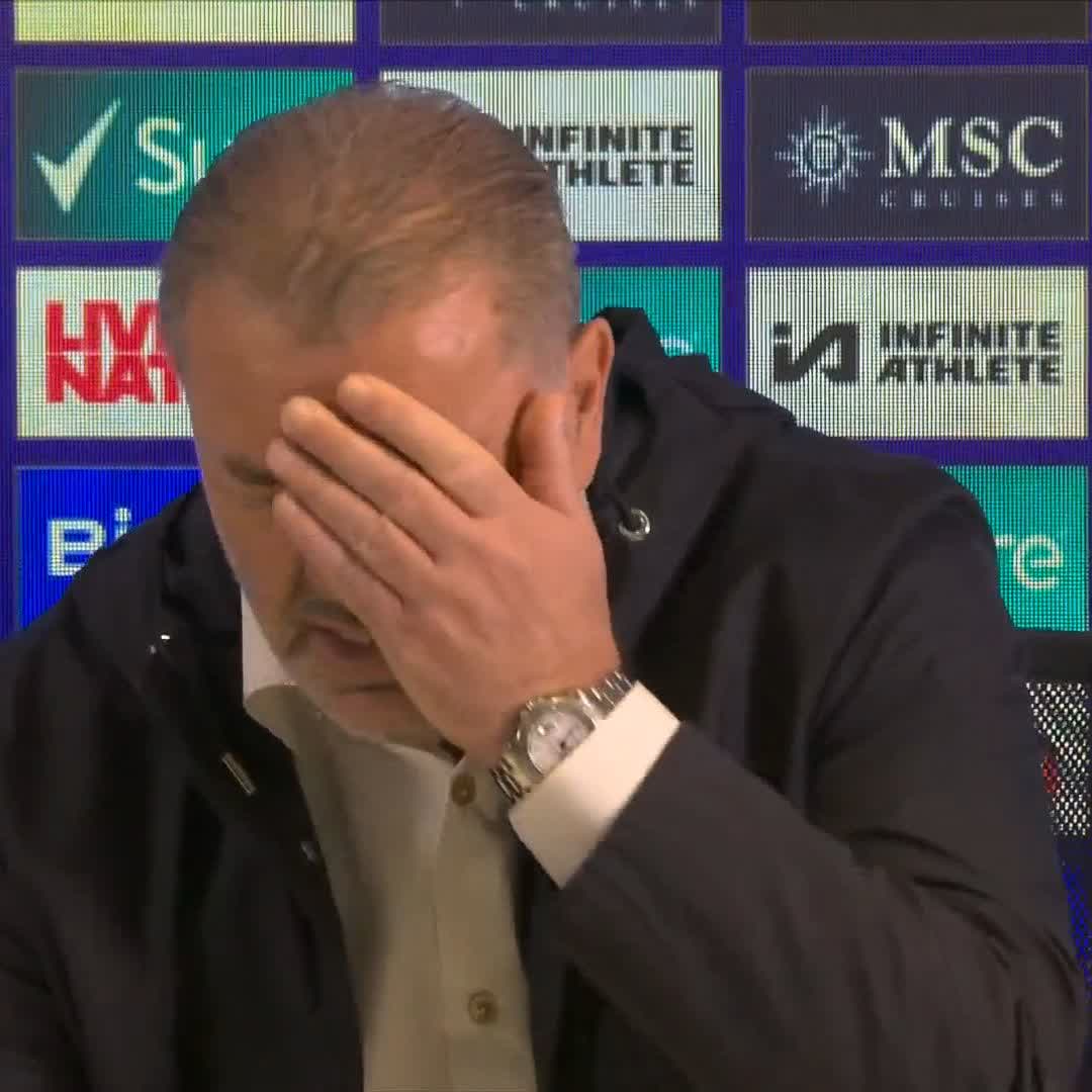 🗣️ "We just scored, I just wanted to hear them cheer" Ange Postecoglou says it's "incredible how things are interpreted" after being asked about cupping his ear to the Spurs fans ⚪