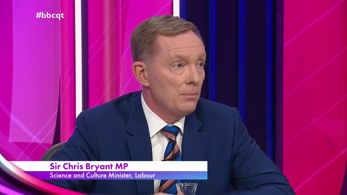 “It would be irresponsible in the extreme to say we’ve got to chose either Europe or the USA, we want to trade with both” Labour’s Chris Bryant calls for “calm” in handling Trump’s tariffs, and says we should consider this “the start of a process” not the end #bbcqt