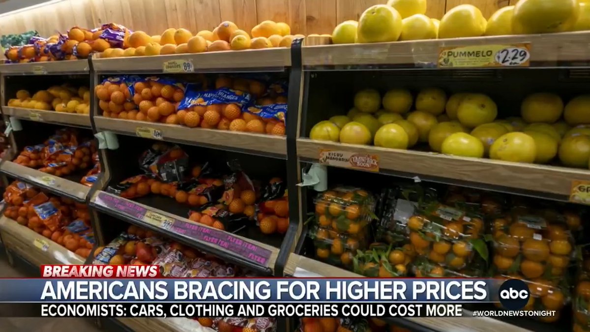 Millions of Americans are bracing for higher prices as Pres. Trump's sweeping new tariffs impact everything from groceries to electronics to cars. @MattGutmanABC reports as concerns grow for consumers and business owners.