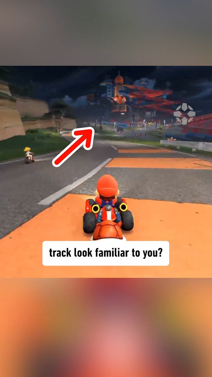 DK Spaceport in Mario Kart World is an homage to the original Donkey Kong game!