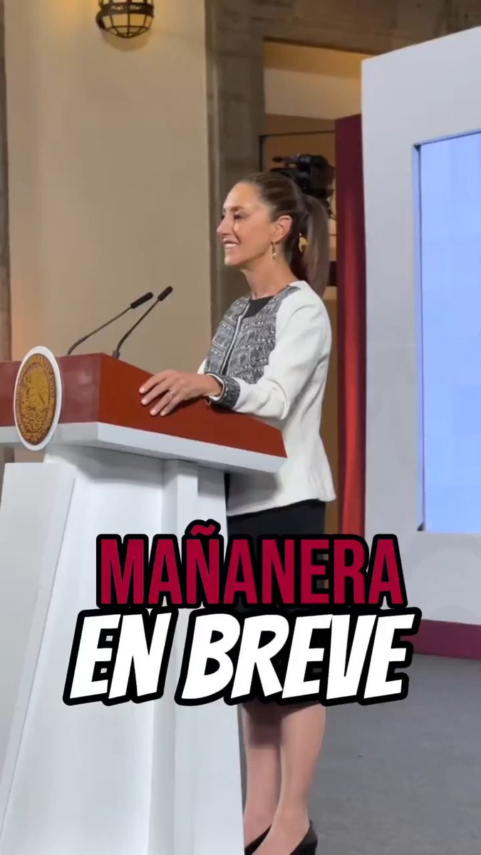 La #MañaneraEnBreve de la presidenta Claudia Sheinbaum Pardo: 🤝 No hay aranceles adicionales para México. ✅ Trato preferencial a nuestro país. 🇲🇽 Plan México, mercado interno y bienestar. 🚫 La presidenta NO invita a invertir en Petróleos Mexicanos.