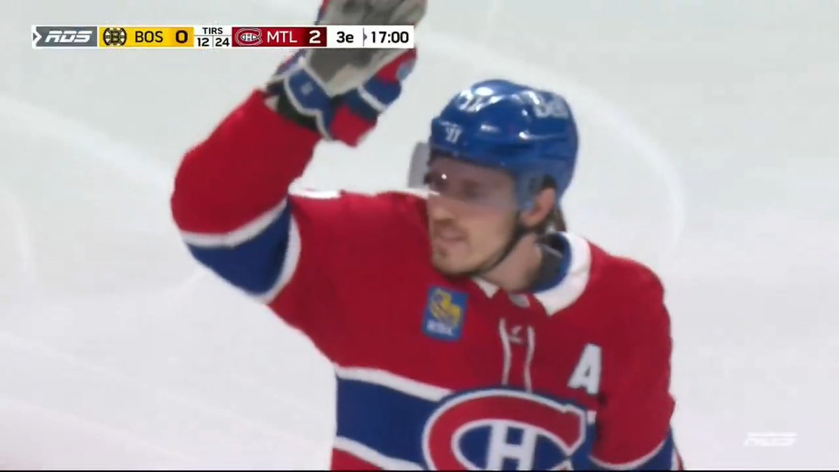 être travaillant, ça rapporte 👷 great forecheck, great shot, great goal #GoHabsGo