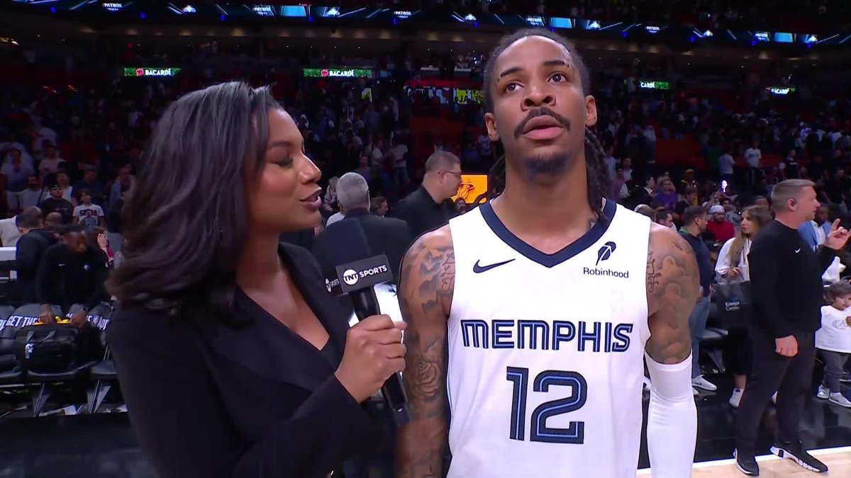 Ja caught up with Taylor Rooks after his HUGE game-winner 🤝