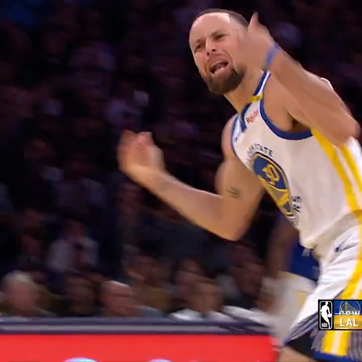 A little contact couldn't stop Stephen 💪 📺 NBA on TNT