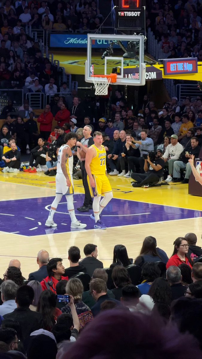 “I can’t say bullshit?” - Luka after getting a tech