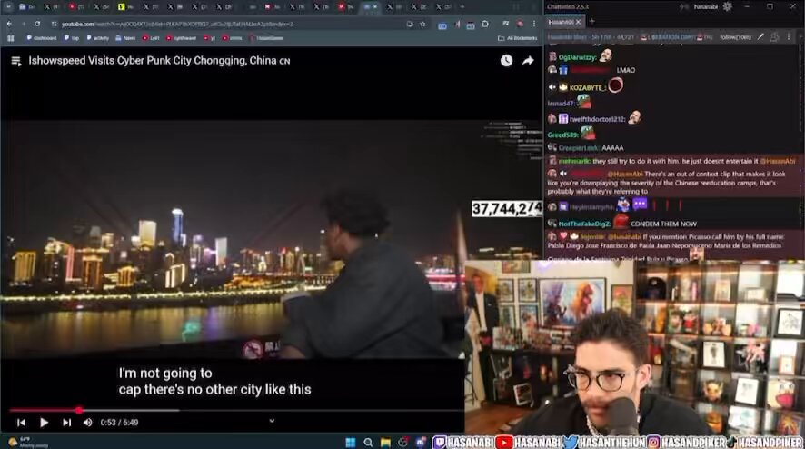 Hasan blames the H3 subreddit for helping Asmongold grow into the largest political streamer on Twitch “They will undermine everything I say and do..not realizing they’re opening the floodgates..for people like Asmon to pop off as a political commentator” They join Destiny’s community in achieving this feat for the “Roach King”