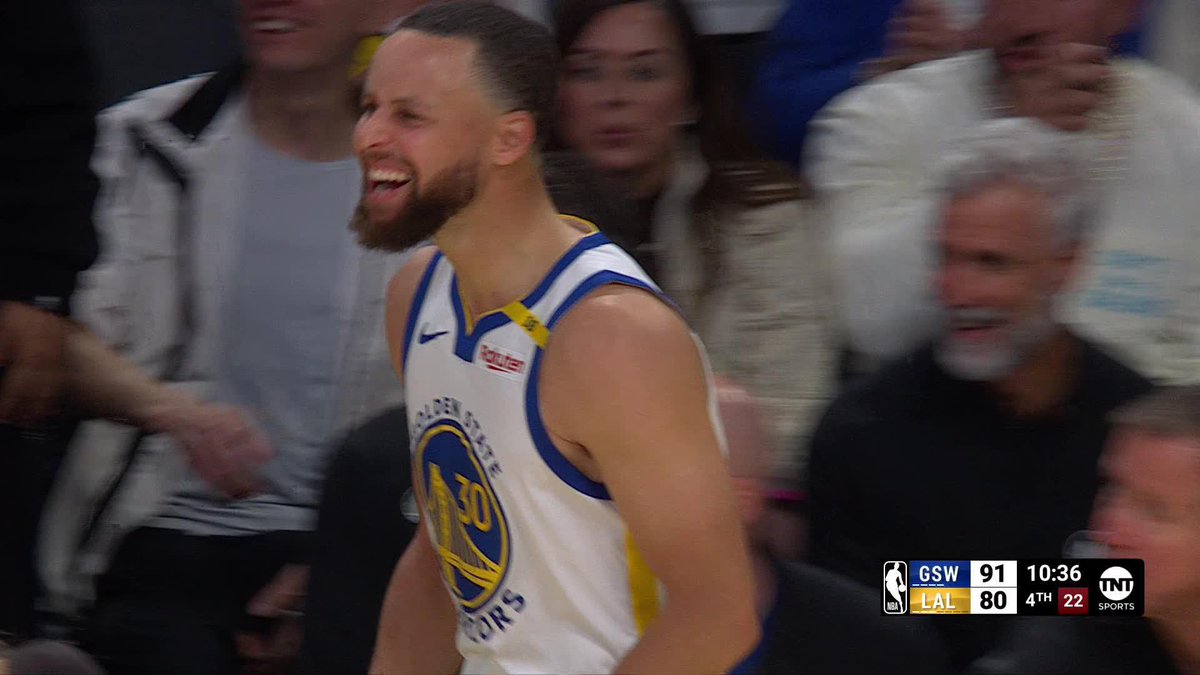 A TOUGH elevator triple from Jimmy over LeBron 🫣