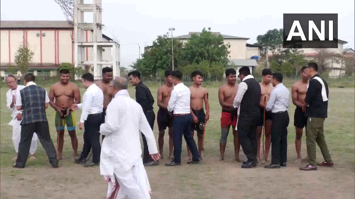 #WATCH | Manipur University Students' Union organises Indigenous Games Meet-2025 under the theme 'Know Your Identity; Know Your Indigenous Game' to celebrate the rich heritage of Indigenous sports.