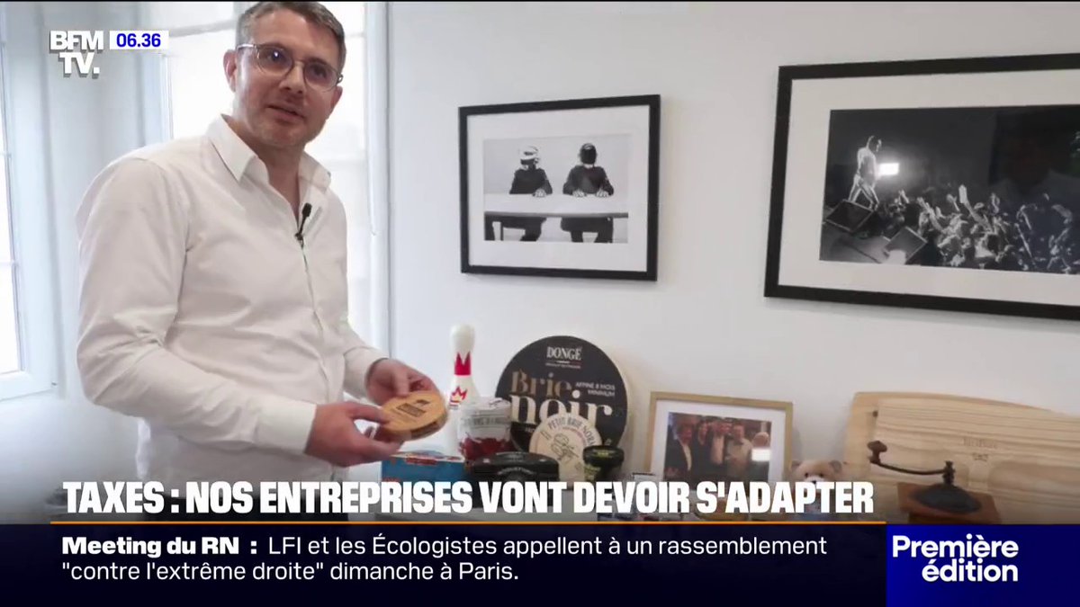 "Il y a des produits qu'on a créé spécialement pour le marché des États-Unis" Face aux droits de douane annoncés par Donald Trump, ces entreprises françaises vont devoir s'adapter