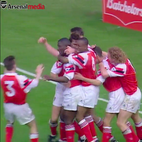 4 April 1993: Tony Adams header won Arsenal’s FA Cup semi-final against Tottenham Arsenal Tony Adams Emirates FA Cup