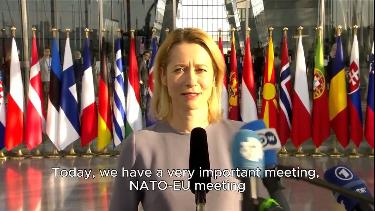 The EU and NATO are very natural partners. Our White Paper on the future of defence is about unblocking funds, doing more for defence, capabilities and cooperation. This, eventually will make NATO stronger. My doorstep ahead of NATO Foreign Affairs Ministers meeting ↓