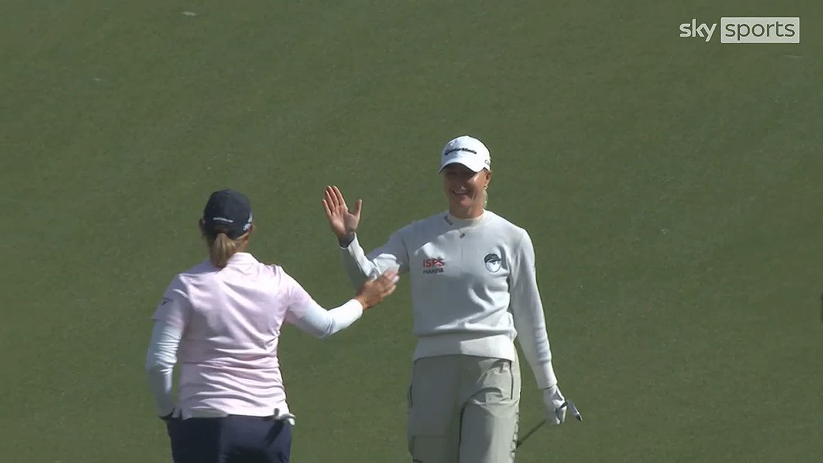 "It helps to be lucky in Vegas!" 🎰 Charley Hull holes out for eagle... from the fairway 🙌