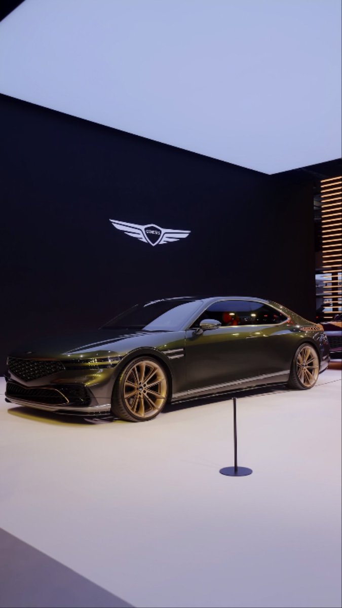 A new level of elegance and athleticism. Inspired by Mediterranean olive trees, the X Gran Coupe Concept debuts at the 2025 Seoul Mobility Show! #GENESIS #XGranCoupe #Concept #SeoulMobilityShow