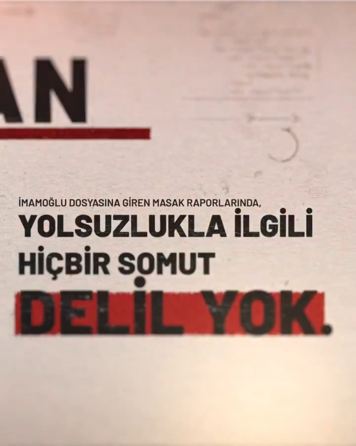 MASAK: “Suç teşkil eden işlem tespit edilmemiştir.” Ama manşetlerde “kara para”, “rüşvet”, “suç ağı”… MASAK raporu başka, ekranlar başka konuşuyor. 📌 MASAK bile “delil yok” diyor. Ama sözde "gazeteciler", sözde "haber kanalları" “İmamoğlu suçlu” algısı yönlendiriyor.